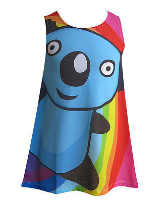 Rainbow Panda - Girls kawaii dress - deezo the happy fashion