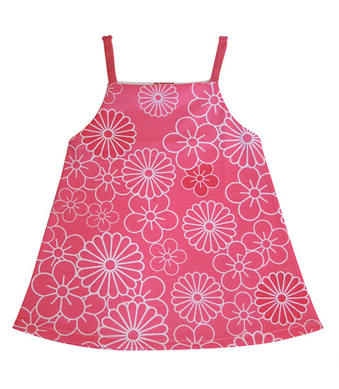 Pink Flower dress - deezo the happy fashion