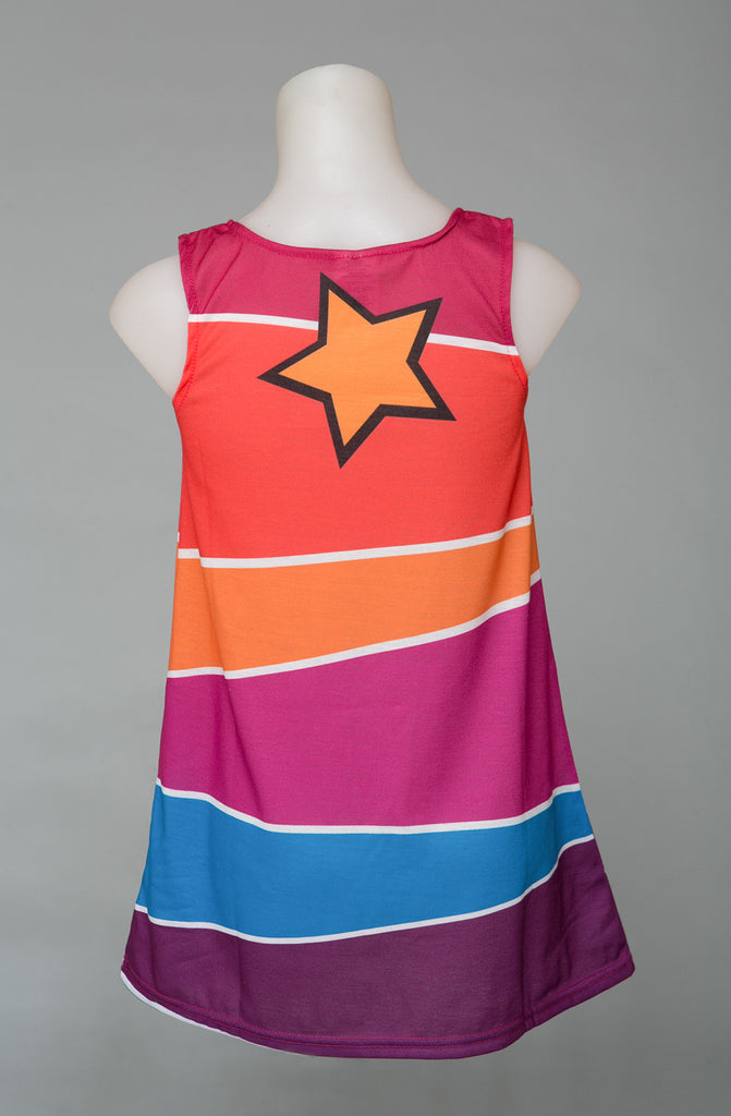Unicorn Magic - toddler rainbow uicorn dress - deezo the happy fashion
