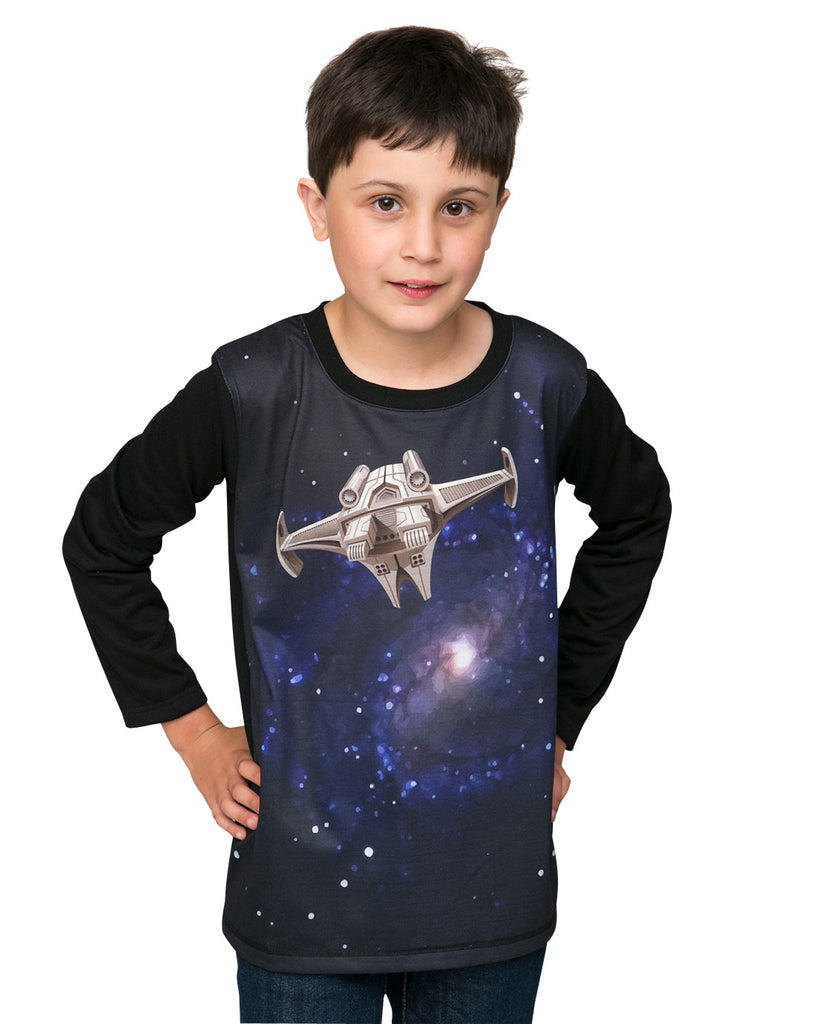Intergalactic - boys space T-shirt - deezo the happy fashion