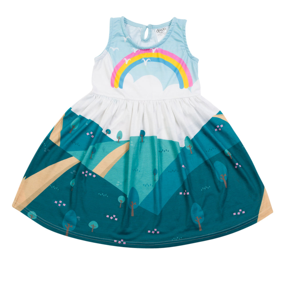 Rainbow View - Classic Shape dress - deezo the happy fashion