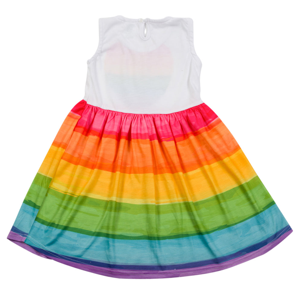 Rainbow heart - Classic Boho Dress - deezo the happy fashion