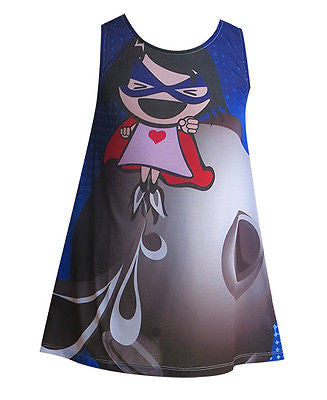 Super Hero- Girl's kawaii dress - deezo the happy fashion