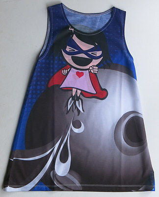 Super Hero- Girl's kawaii dress - deezo the happy fashion